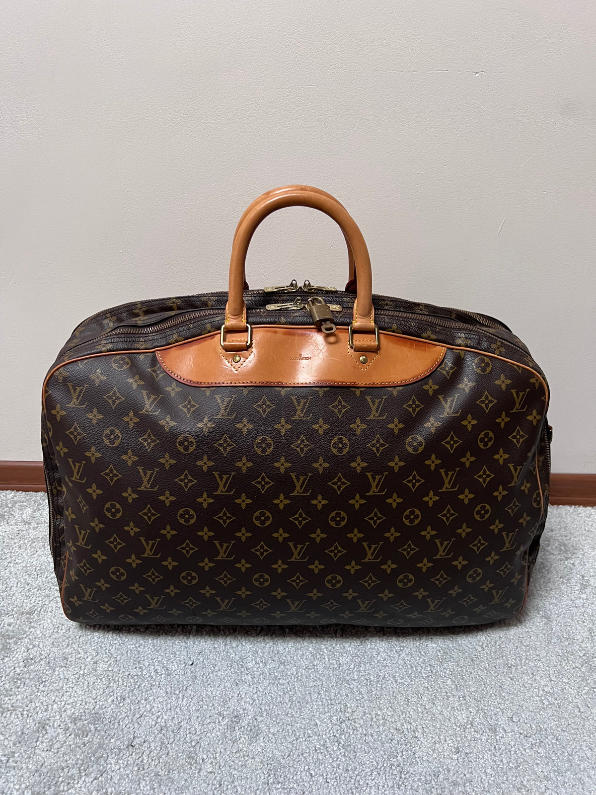 Louis Vuitton Alize 60 Monogram Travel Bag