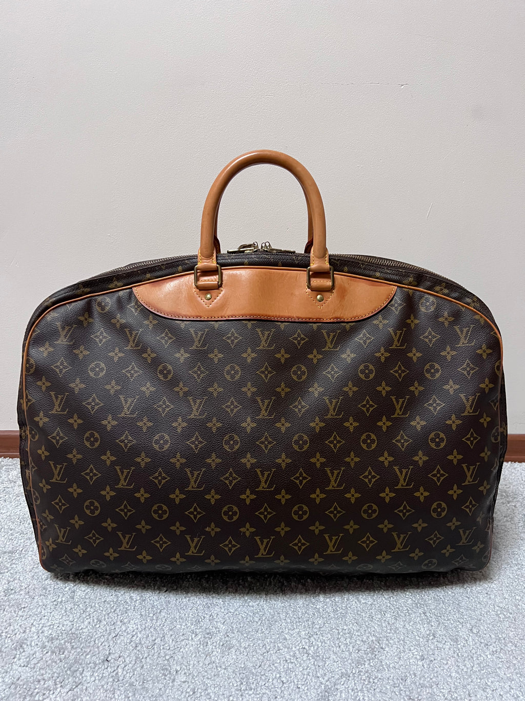Louis Vuitton Alize 60 Monogram Travel Bag