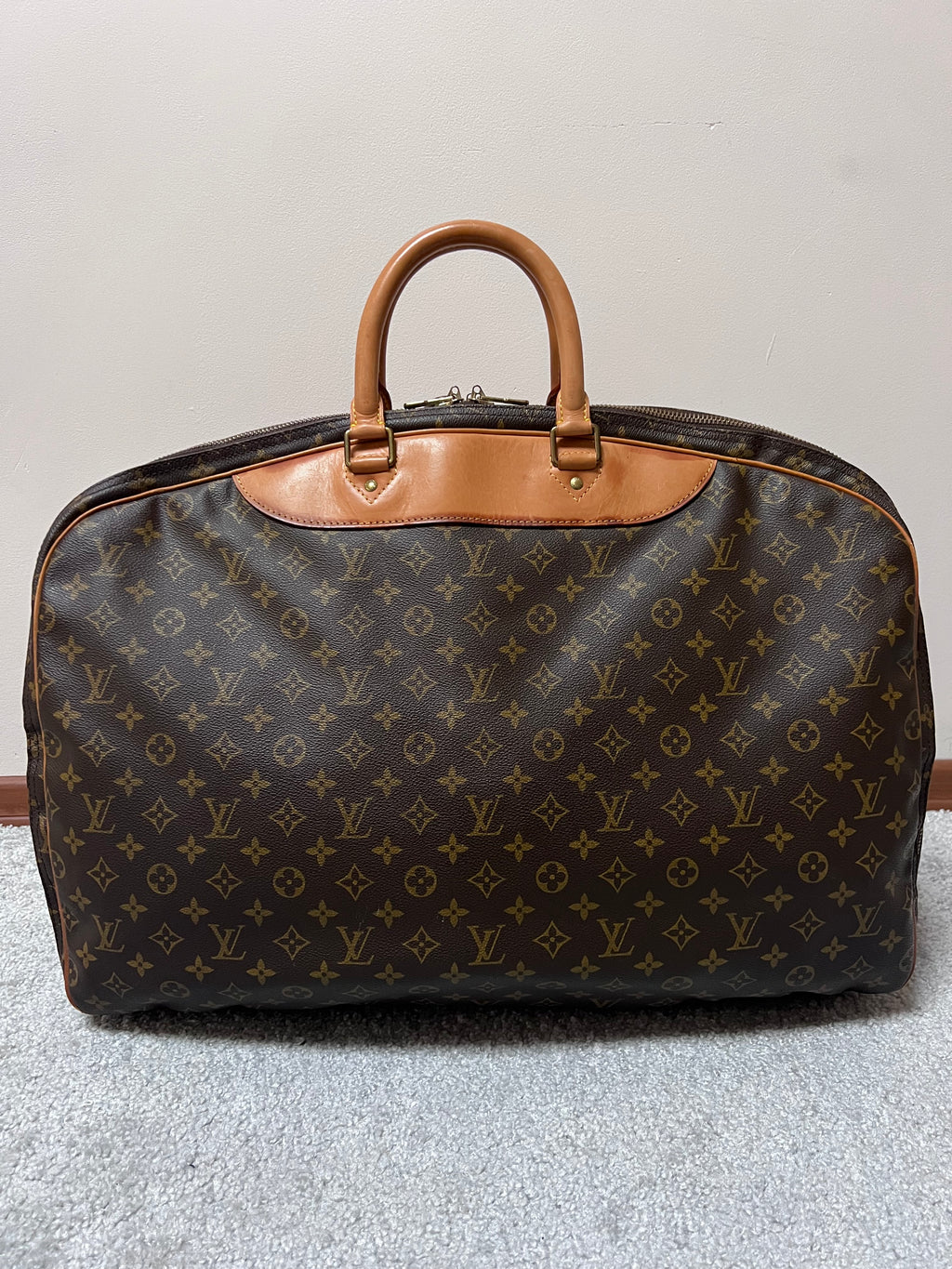 Louis Vuitton Alize 60 Monogram Travel Bag