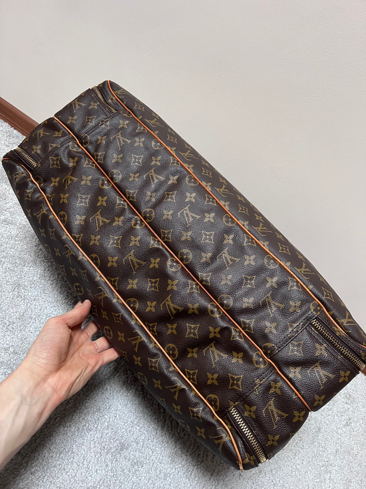 Louis Vuitton Alize 60 Monogram Travel Bag